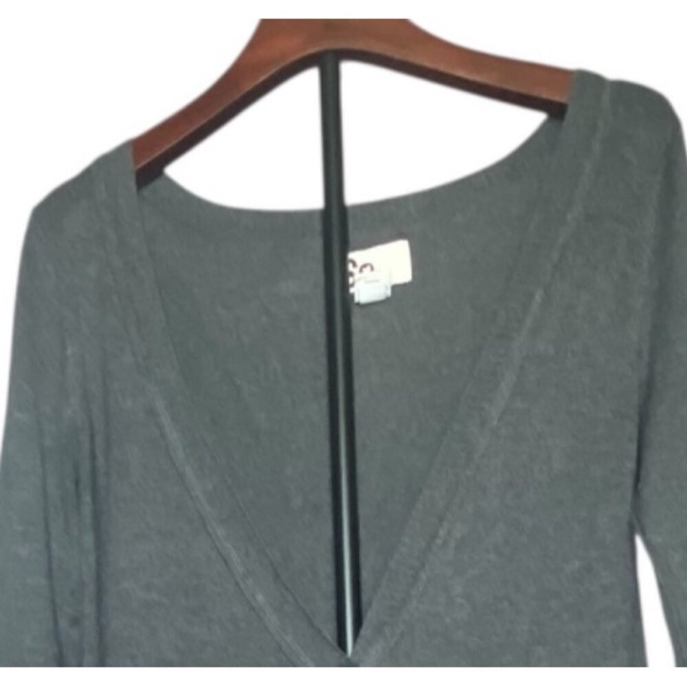SO‎ XL Gray Button-Down Boyfriend Cardigan Sweater Pockets Casual Cozy Comfort